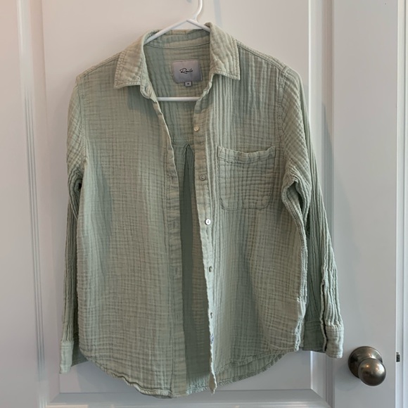 Rails Ellis Willow Cotton Gauzed Button Down Size XS - Picture 1 of 6